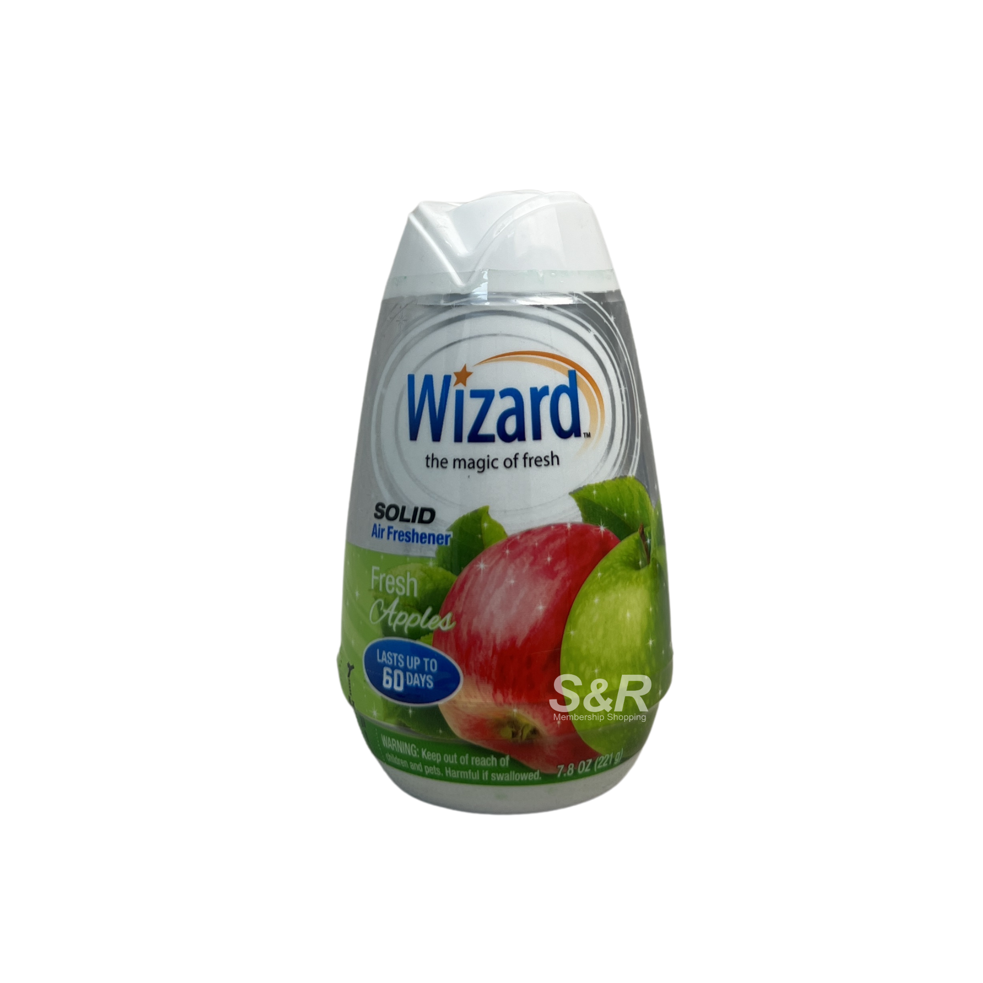 Wizard Solid Air Freshener Fresh Apples 221g